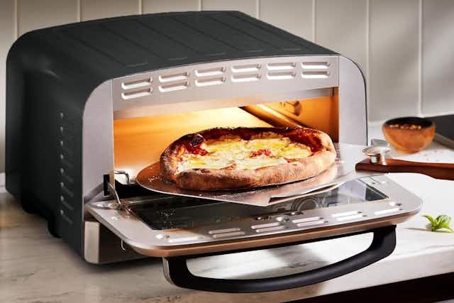 Cuisinart Indoor Pizza Oven, $149.99 on Amazon (Reg. $400) card image
