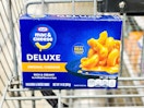 kraft deluxe mac and cheese in shopping cart