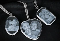 3D Custom Crystal Necklace