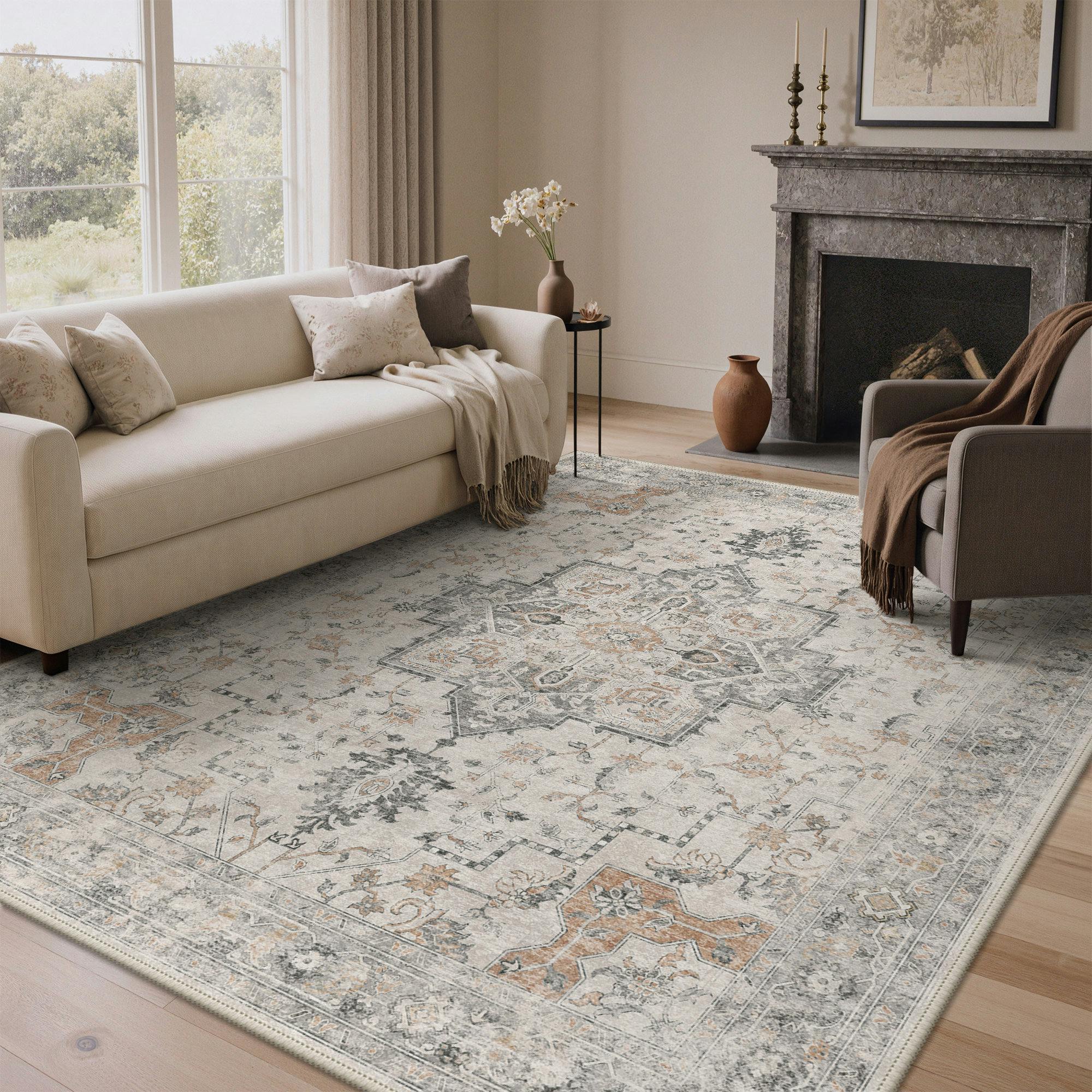 Bungalow Rose Roehit Area Rug