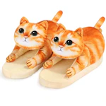 Women's Fuzzy Cat Slippers