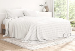 Linens & Hutch 4-Piece Flannel Sheet Sets, Starting at $36.40 (Reg. $130) card image