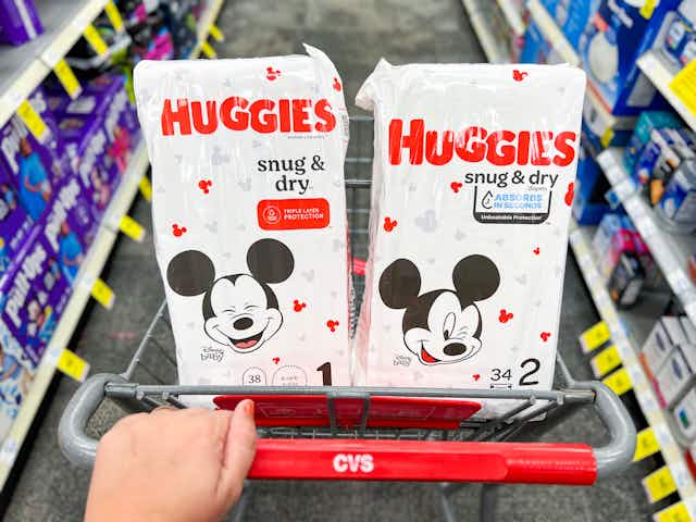 Huggies Snug & Dry Diapers, Only $4.40 at CVS card image