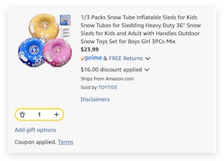 Snow Tube Inflatable Sleds