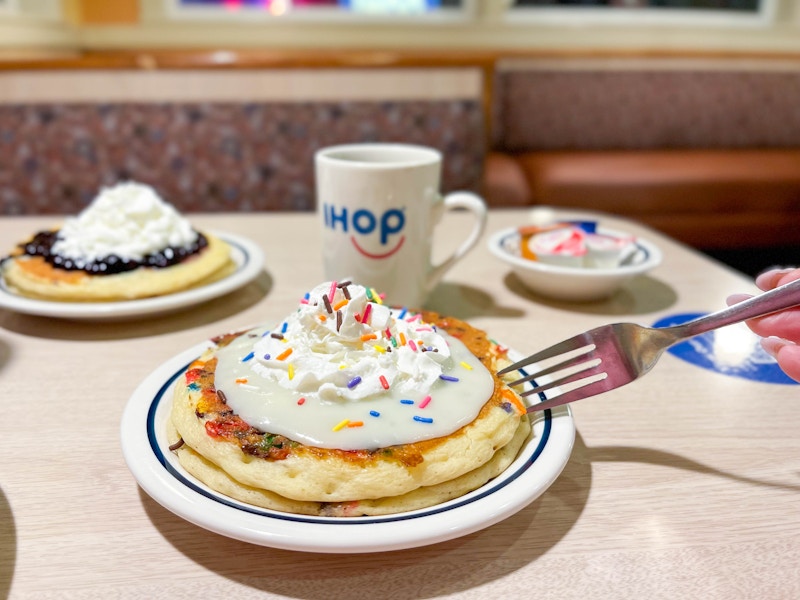 ihop cupcake birthday pancakes