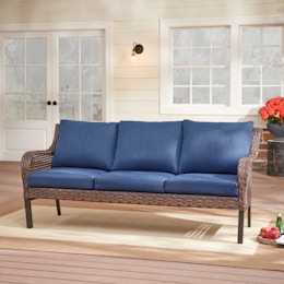 Mainstays Patio Sofa, Only $97 on Rollback at Walmart card image