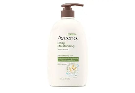 2 Aveeno Jumbo Body Washes