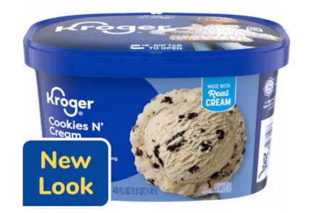 Kroger Ice Cream Tub