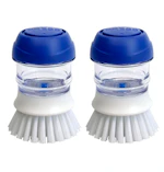 Dish Brush with Soap Dispenser 2-Pack
