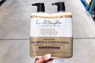 costco carols daughter goddess strength fortifying shampoo conditioner handheld