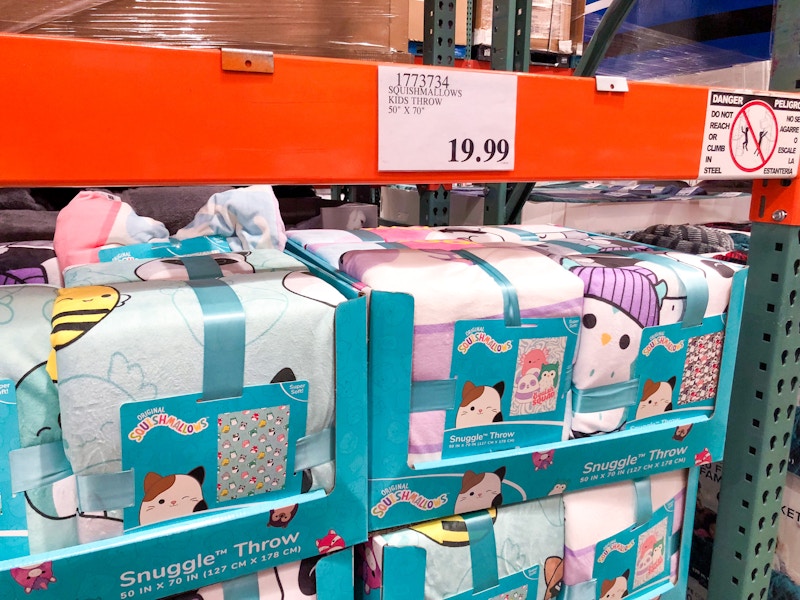 costco squishmallows snuggle throw. 1