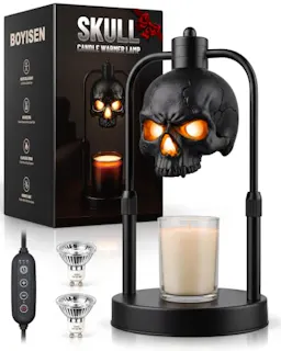 Skull Candle Warmer Lamp