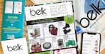 belk black friday 2022 ad feature flat lay with gift card, brochure, and bag