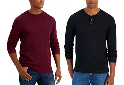 Club Room Men's Thermal Shirt