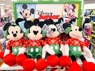 Mickey Mouse Holiday on a shelf at Macy's