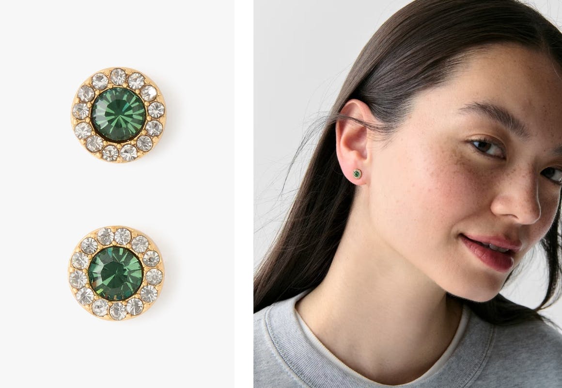 Kate Spade Gem Halo Studs