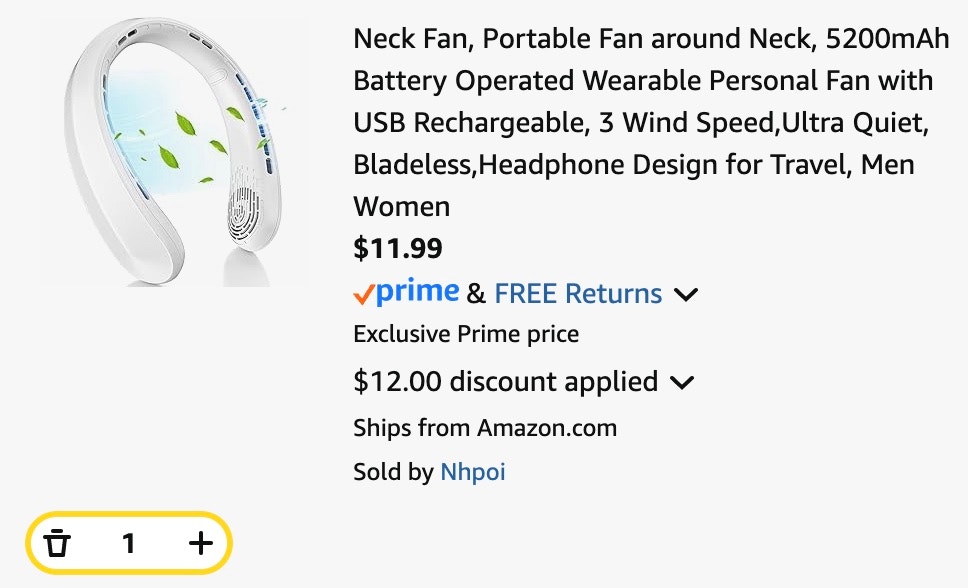 neck fan