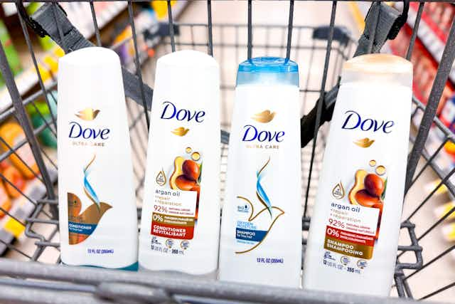 Dove Hair Care, $1.50 Each at Walgreens card image