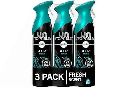 Febreze Air Freshener Spray 3-Pack