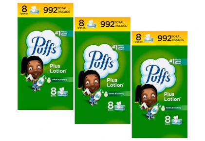 3 Puffs Facial Tissue 8-Packs