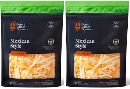 2 Good & Gather Signature Shredded Cheese
