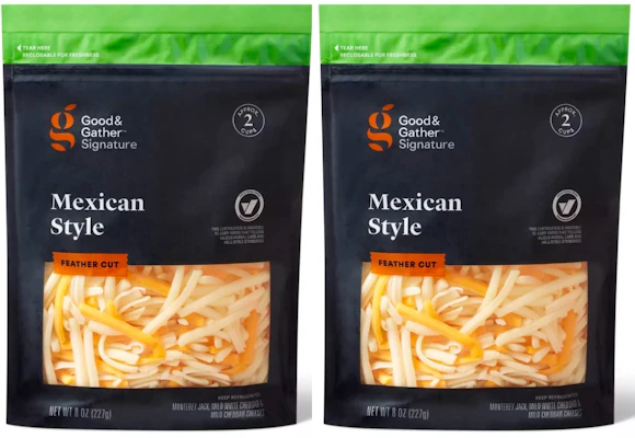 2 Good & Gather Signature Shredded Cheese