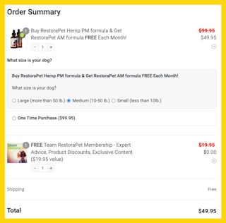restorapet-checkout