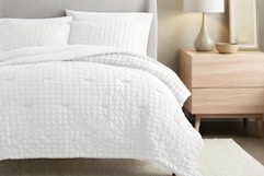 textured comforters at Linens & Hutch
