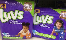 Easy Deal: Save $45 on $100 Worth of Pampers and Luvs Diapers at Meijer card image