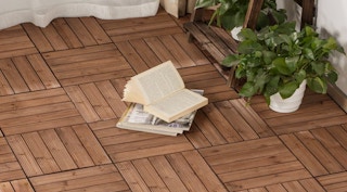 easy fashion wooden floor tiles with book