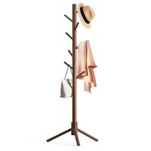 Wooden Coat Rack Stand