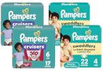 4 Pampers Diapers Packs
