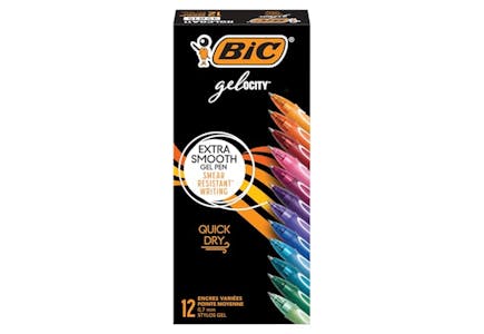 Bic Gelocity Gel Pens