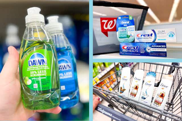 Walgreens Deals Under $1: Free Dove Shampoo, $0.33 Crest, and More card image