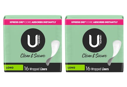 2 U by Kotex Liners