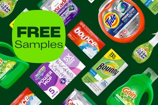 A collage of P&G items