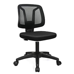 Armless Mesh Office Chair