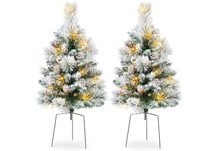 Prelit Christmas Tree Set
