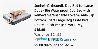 dog bed