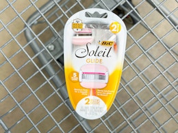 Bic Soleil Razor Deal: Get a 2-Pack for $3.92 After Walmart Cash (Reg. $7) card image