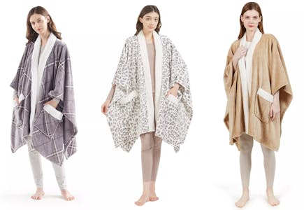 Charter Club Plush Wrap Robe Throw