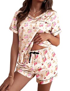 Women's Silk Pajama Set