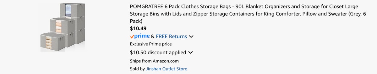 Amazon Clothes Storage Bags 2025 2 B0D5QCPD81