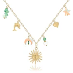 Stainless Steel Chunky Gold Necklace