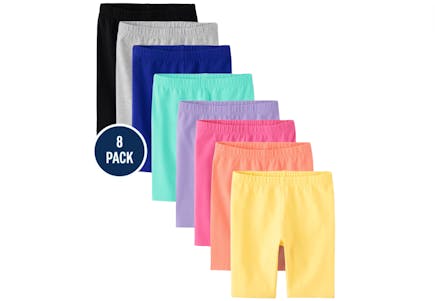 Children's Place Kids' Bike Shorts 8-Pack