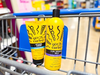 2 Got2b hair products in Walmart shopping cart