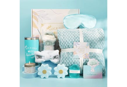 Spa Gift Basket With Blanket