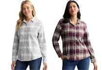 Croft & Barrow Women's Flannel Shirt