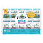 gimMe Roasted Seaweed Snack 20-Pack