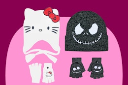 $10 Character Beanie and Mittens at Walmart (Hello Kitty and More) card image